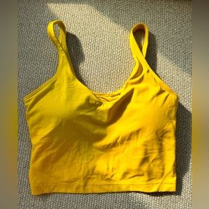 Lululemon Align Tank size 6 yellow
